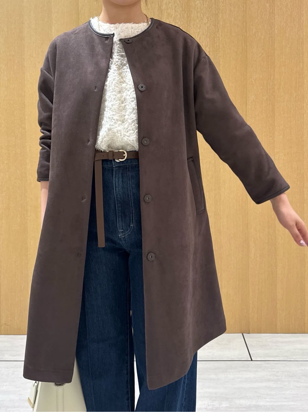nanaさんの「UNTITLED｜【洗える/1枚で着映え】カットジャカードトップス」を使ったコーディネート