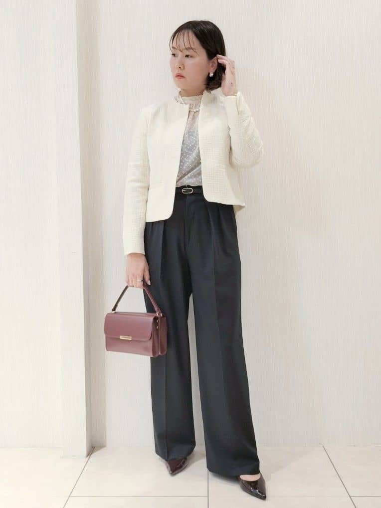 naokoさんの「UNTITLED｜【セットアップ可/フォーマル】ツイードジャケット」を使ったコーディネート