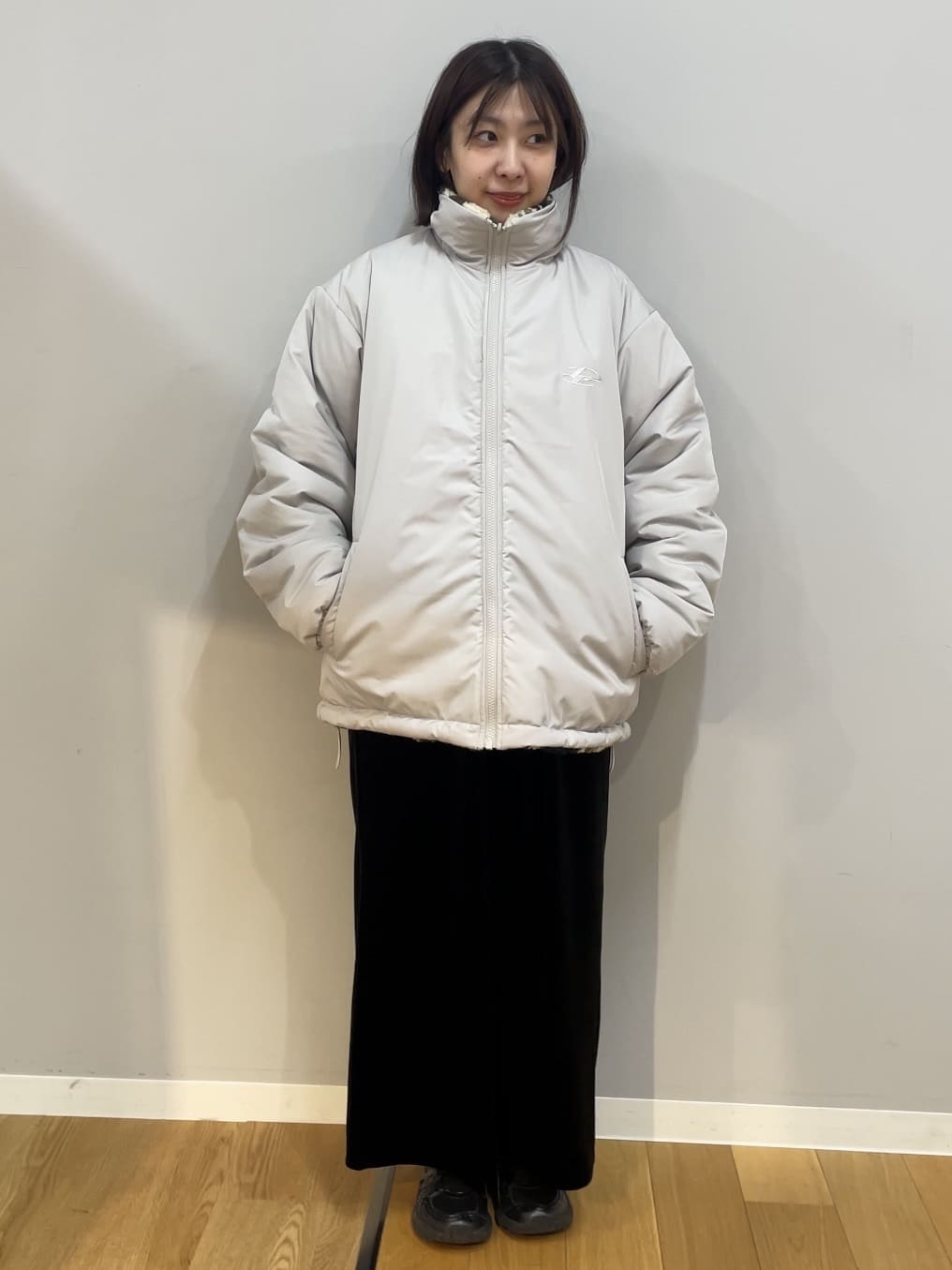 abeさんの「tk.TAKEO KIKUCHI｜【WEB限定】リバーシブルボアブルゾン」を使ったコーディネート