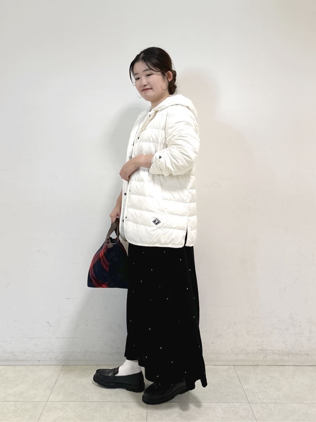 Harunaさんの「Dessin｜【撥水・2WAY】ミュラーダウンコートミドル丈」を使ったコーディネート