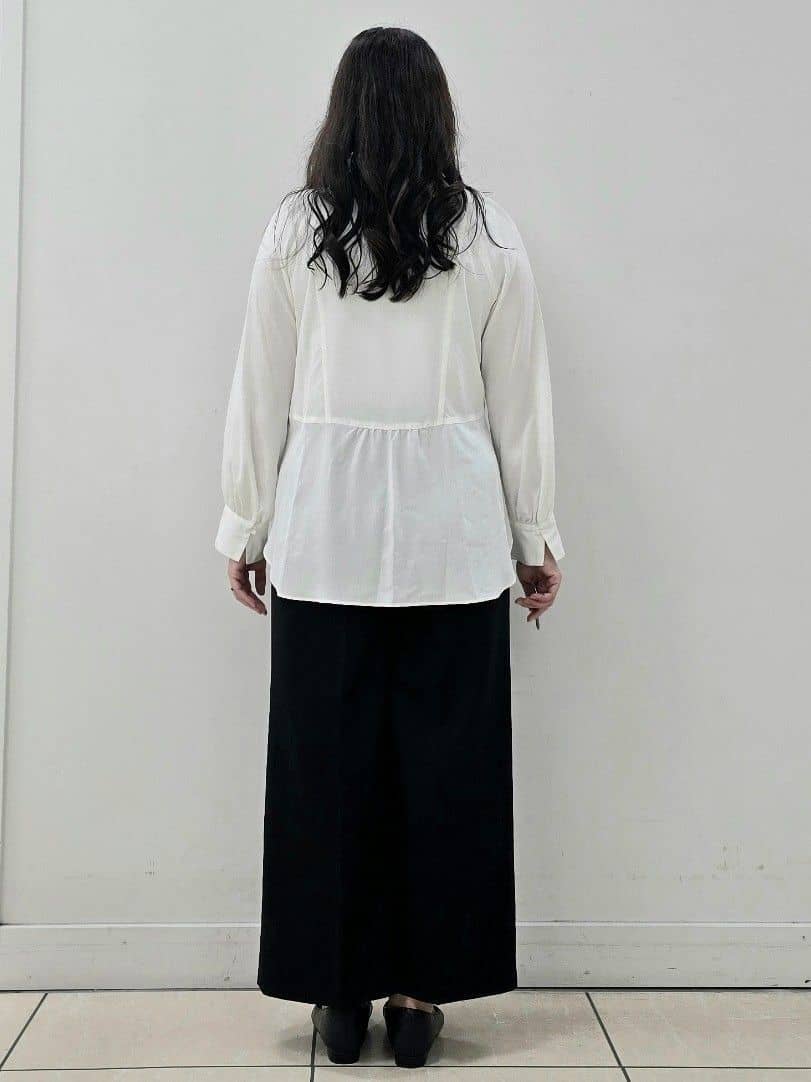 fkeさんの「Reflect｜【レイヤードに◎】ボウタイブラウス」を使ったコーディネート
