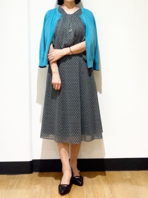 フクさんの「Reflect｜【マシンウォッシュ可／セットアップ可】コツキ柄プリントブラウス」を使ったコーディネート