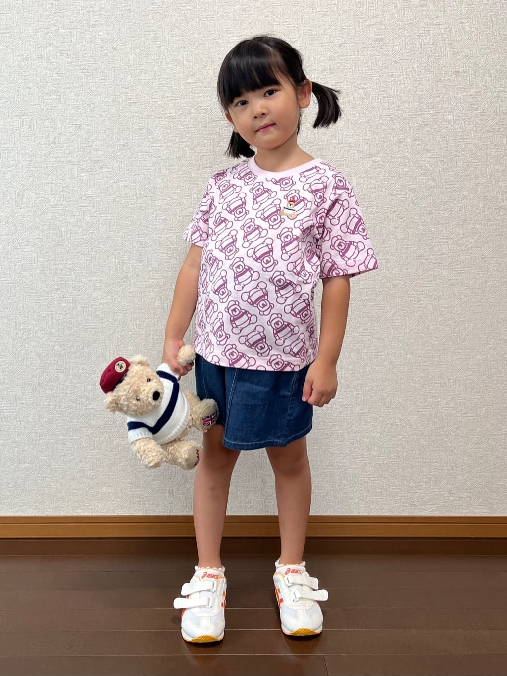 canaさんの「Dessin｜【リンクコーデ】オーガニックコットンTシャツ」を使ったコーディネート