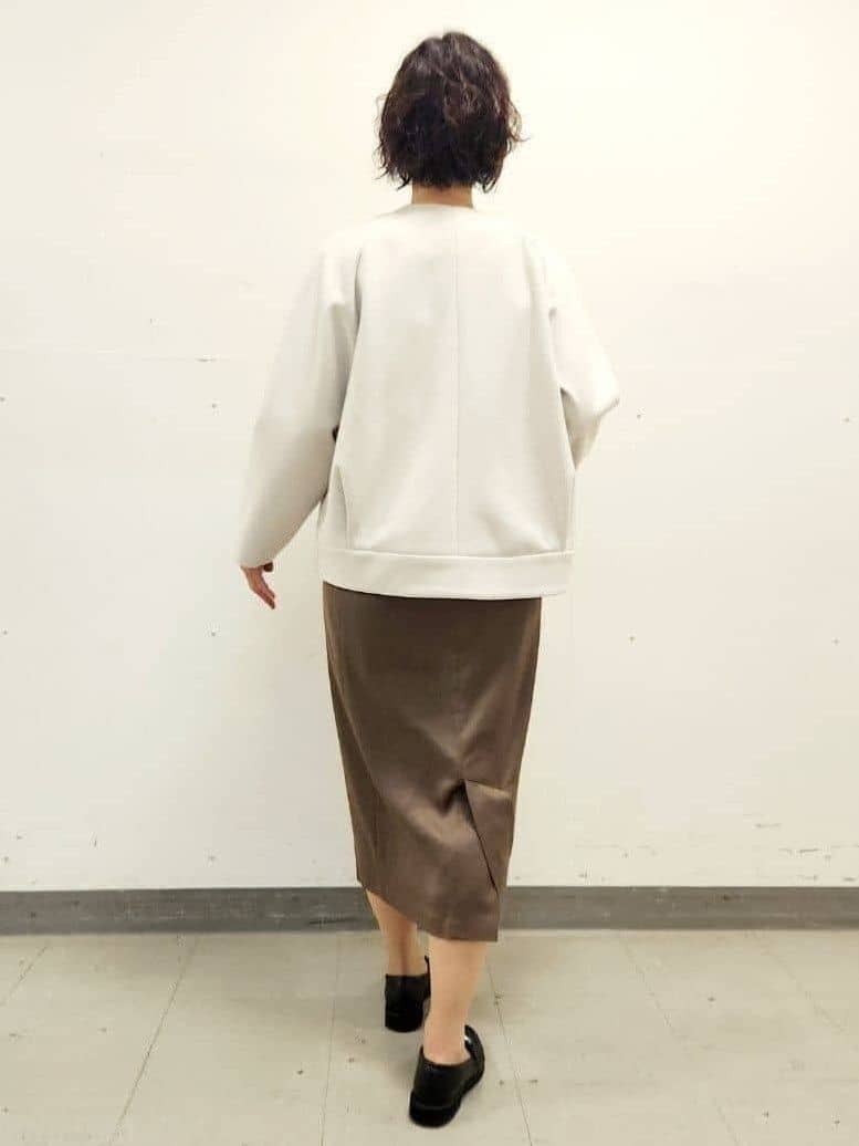 mayumayuさんの「Reflect｜【ゆったりシルエット】ジャージメルトンコクーンジャケット」を使ったコーディネート