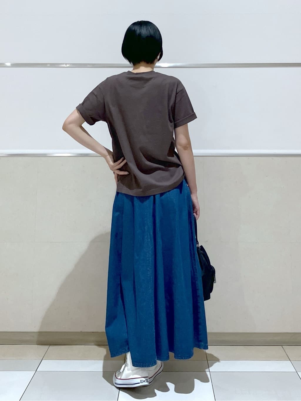 eriko さんの「Dessin｜【洗える】シアーオンブレーチェックシャツ」を使ったコーディネート