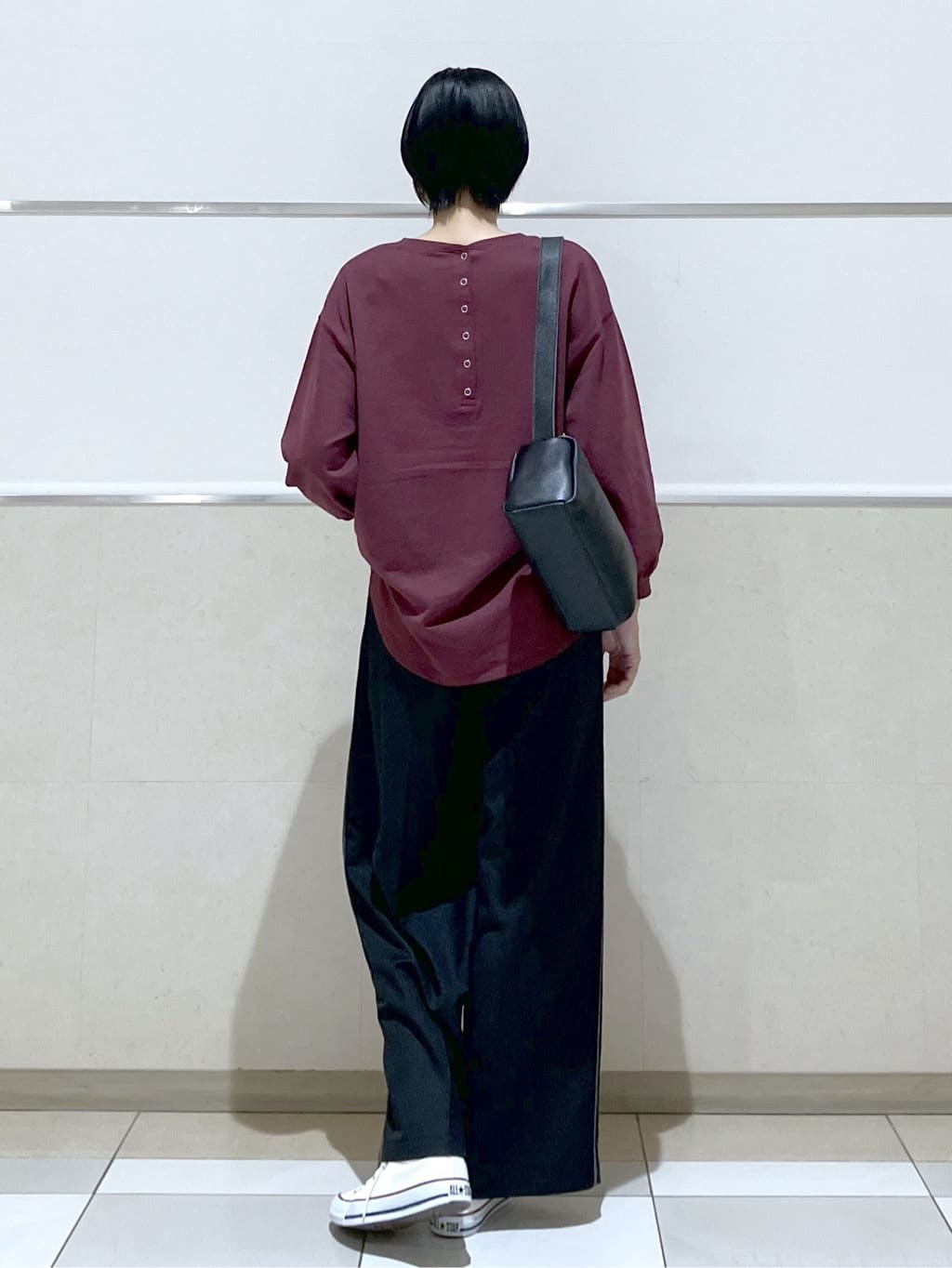 eriko さんの「Dessin｜【360度可愛い・洗える】バックヘンリーカットソー」を使ったコーディネート