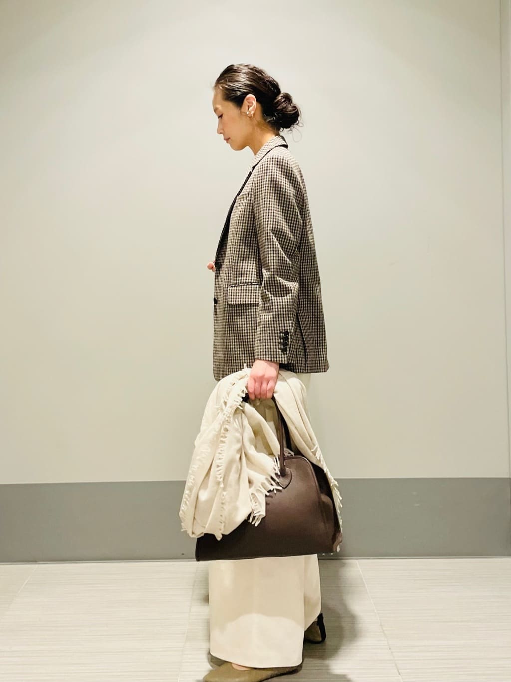 Annさんの「DRESSTERIOR｜ストレッチフルニードルニット」を使ったコーディネート