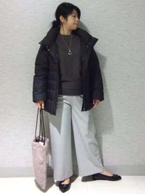 sakoさんの「Reflect｜【SS-4Lサイズ】フーデッドミドルダウンコート」を使ったコーディネート
