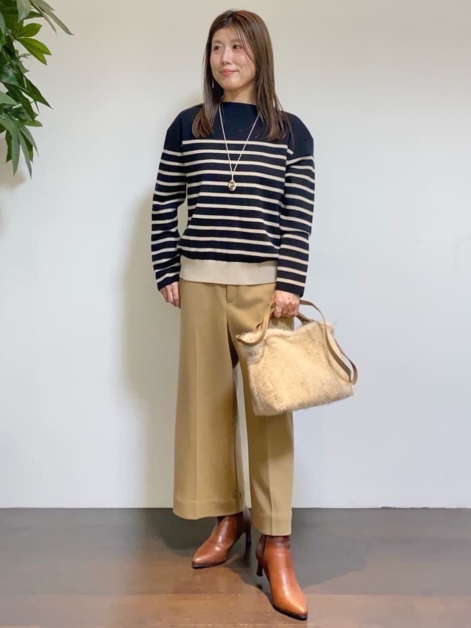 tomoさんの「UNTITLED｜【洗える】モックネックミラノリブニット」を使ったコーディネート