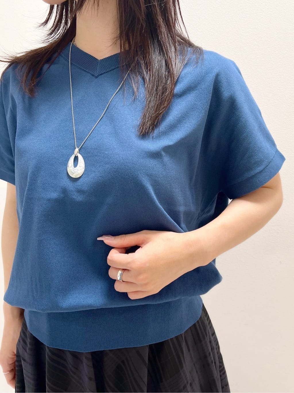 Ukiさんの「UNTITLED｜【洗える/前後2WAY】ネックプルオーバーニット」を使ったコーディネート