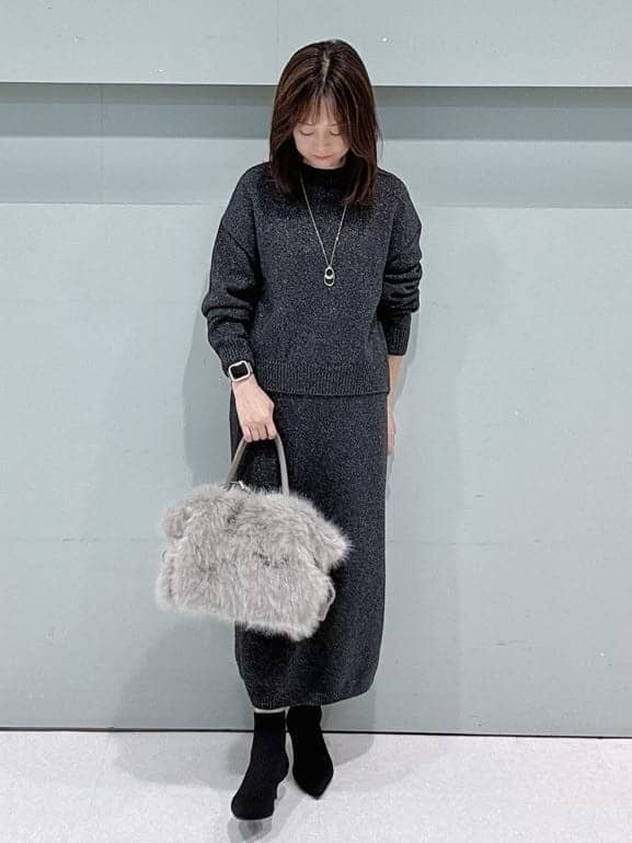 makiさんの「UNTITLED｜【ミディ丈/軽やか】セミラグランリバー コート」を使ったコーディネート