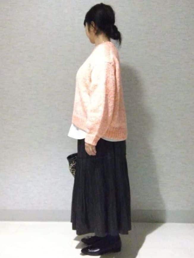 sakoさんの「Reflect｜【一枚で着映え◎／ゆったり着られるワンサイズ】スパンコール&times;ラメニット」を使ったコーディネート