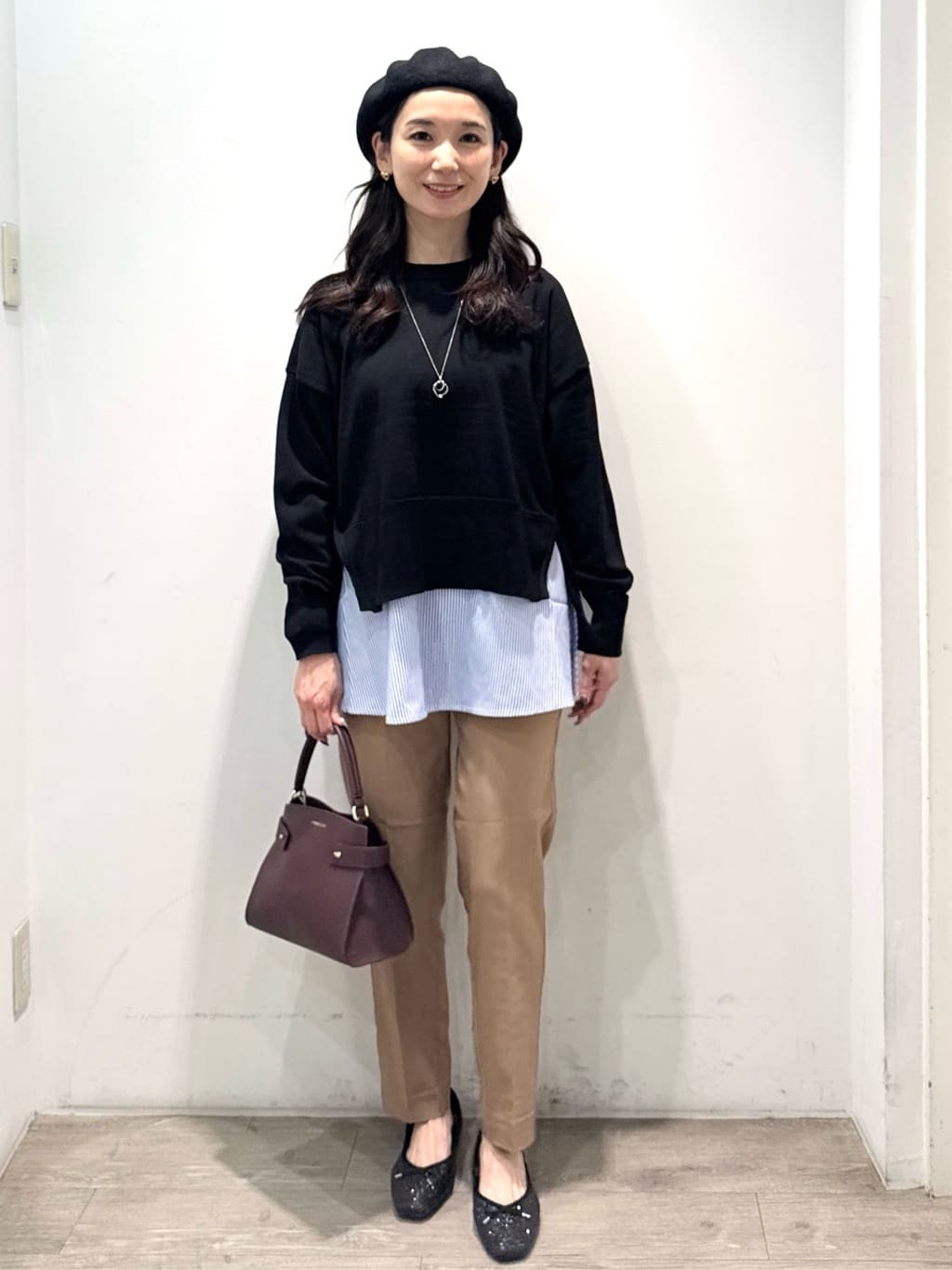 yuicciさんの「OPAQUE.CLIP｜《ツインセット》リラクシーサイドスリットニット&times;ドッキングタンク【洗濯機洗い可】」を使ったコーディネート