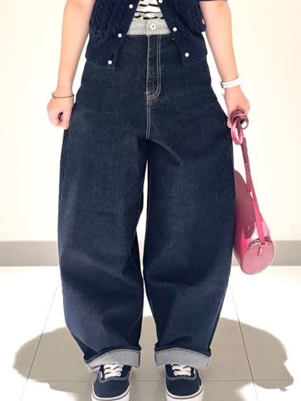Liriさんの「Dessin｜ケーブルカーディガン」を使ったコーディネート
