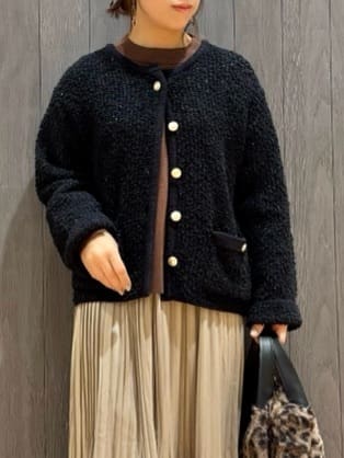 meiさんの「SHOO･LA･RUE｜起毛ニットブーツ」を使ったコーディネート