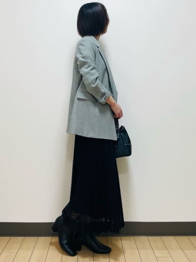 Riiさんの「Reflect｜【透けにくい◎】衿付き七分袖ニット」を使ったコーディネート