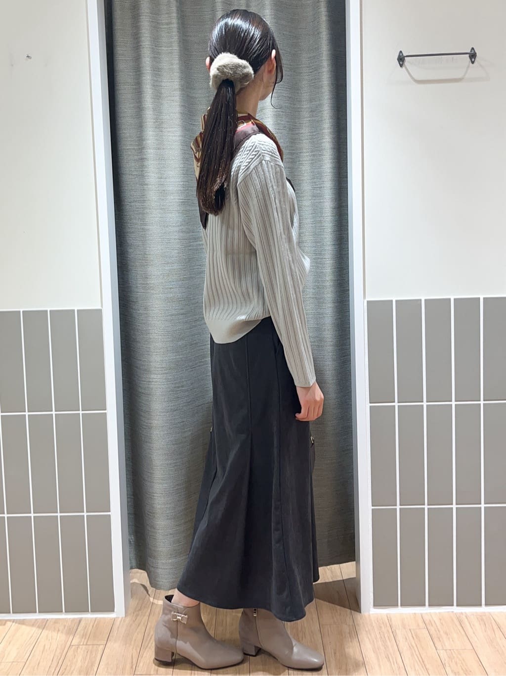Kotoさんの「grove｜【毛玉軽減／洗える】ミニケーブルニット」を使ったコーディネート