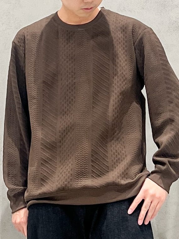 SHI-MAさんの「THE SHOP TK｜【無地に飽きた方へ】ふくれジャカードスウェット　洗濯機OK/6色展開/ユニセックスでおすすめ！」を使ったコーディネート