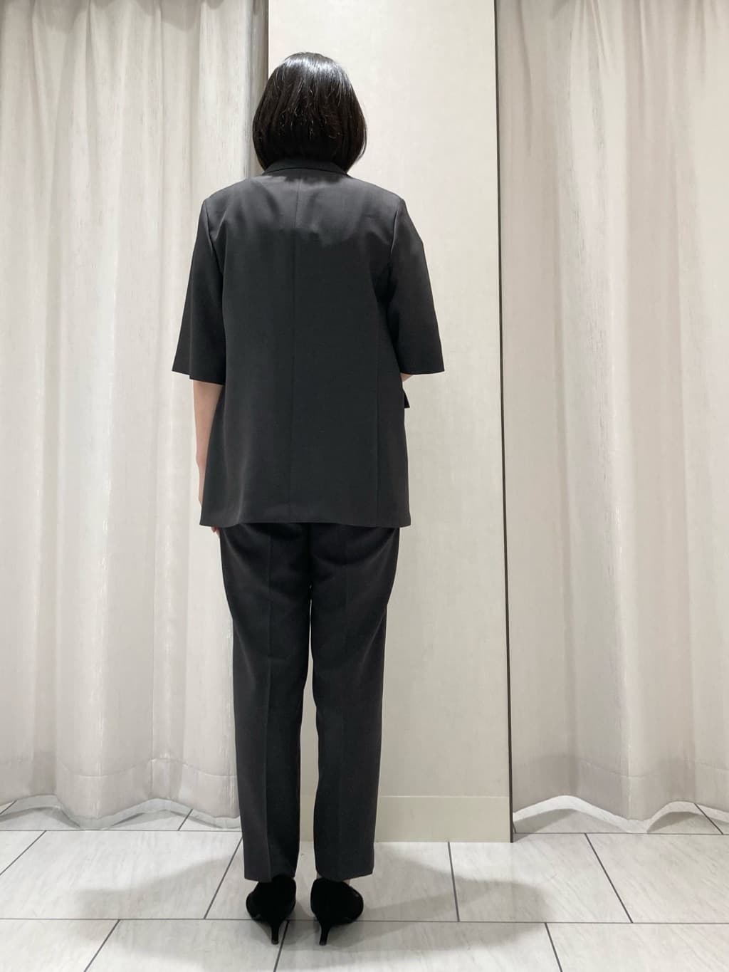 わたなべさんの「UNTITLED｜【UVカット/接触冷感/洗える/テーラード】ライトウェイト ハーフスリーブジャケット」を使ったコーディネート