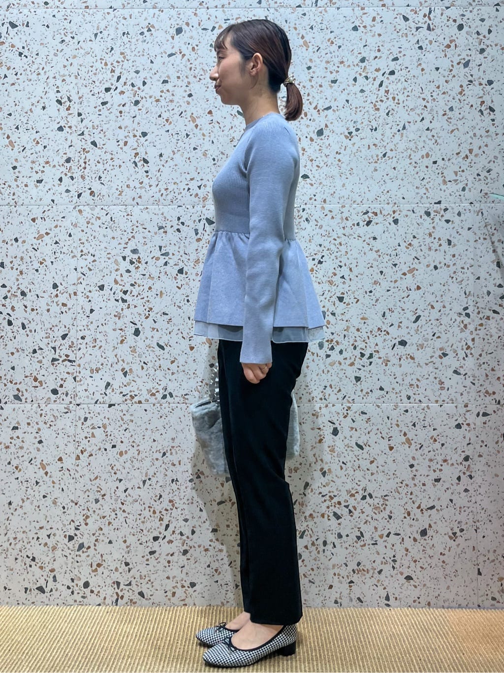 さくらさんの「OPAQUE.CLIP｜ウォームストレッチテーパードパンツ【洗濯機OK／防シワ／吸湿発熱】《XS～3L》」を使ったコーディネート