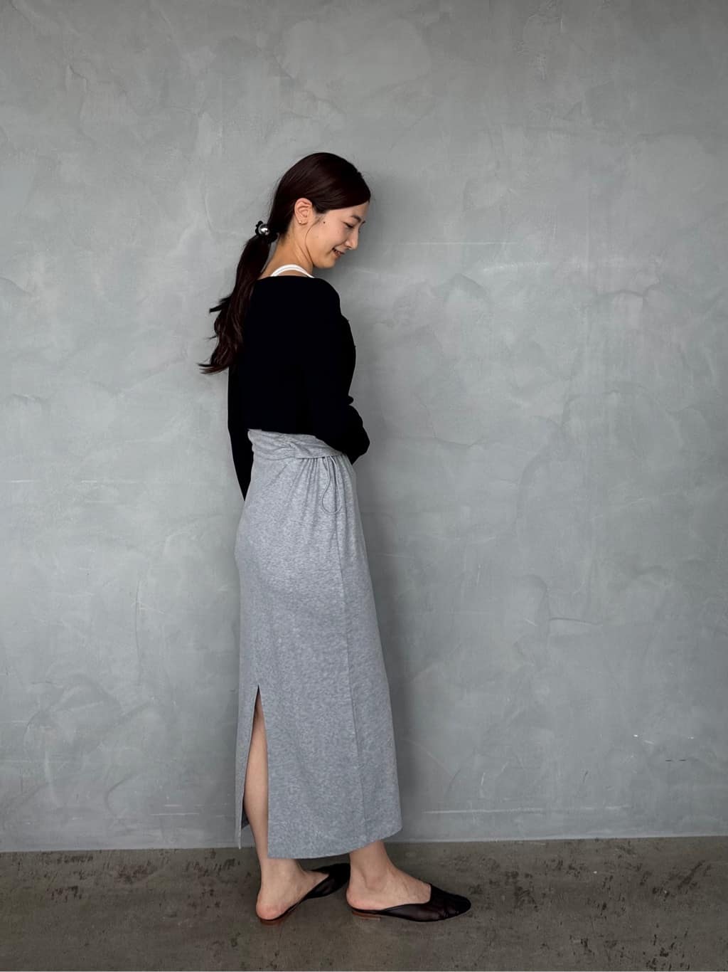uchi__yamaさんの「CODE A｜drawstring skirt dress」を使ったコーディネート