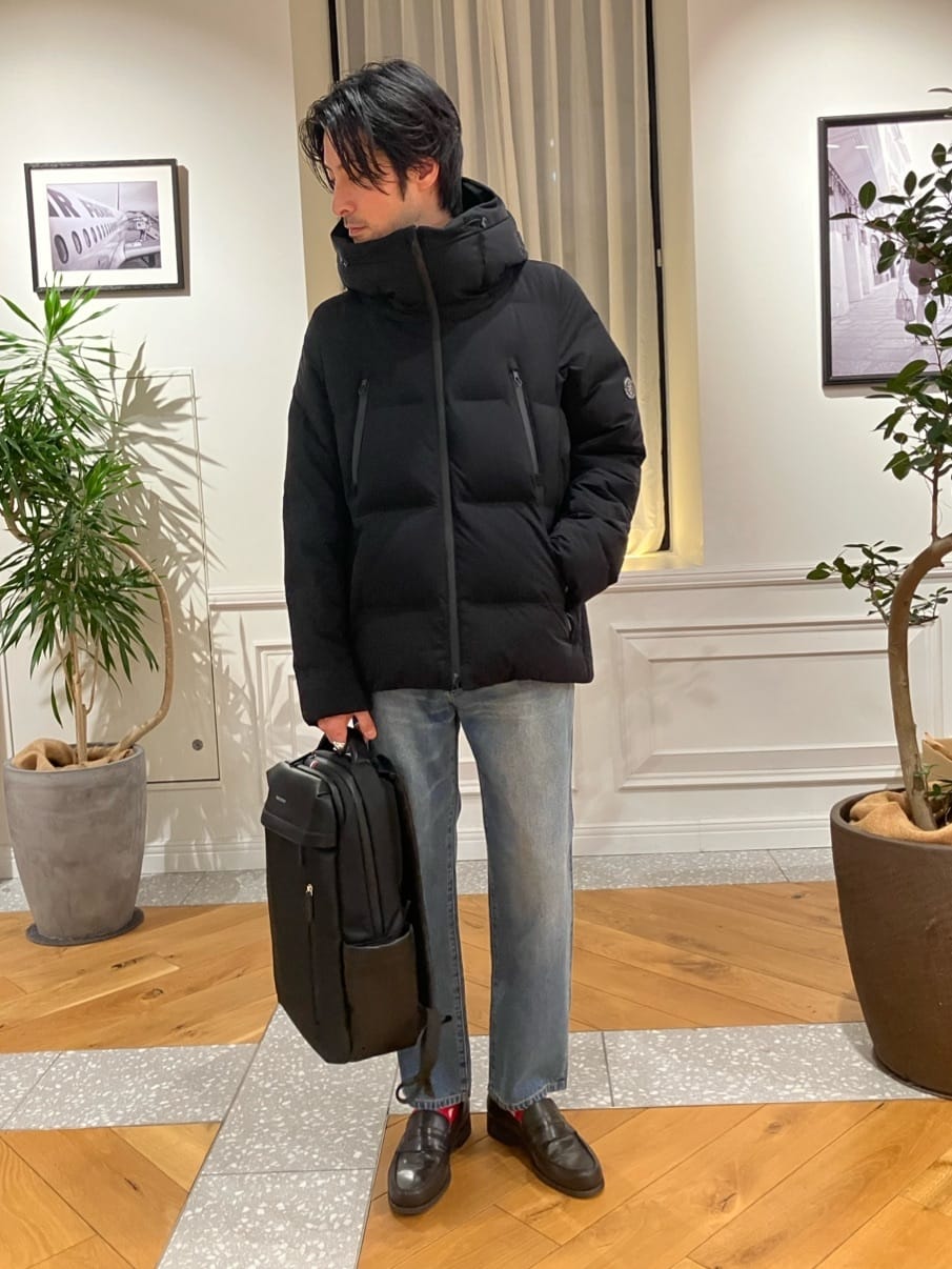 junyaさんの「DRESSTERIOR｜◆【700フィルパワー/高品質ダウン】ホワイトグース ホットメルトダウンMark2」を使ったコーディネート