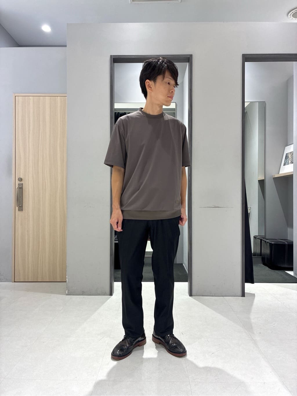 わいずみさんの「TAKEO KIKUCHI｜【COOL CITY WEAR】アーバンクール ジャケット /接触冷感・吸水速乾」を使ったコーディネート