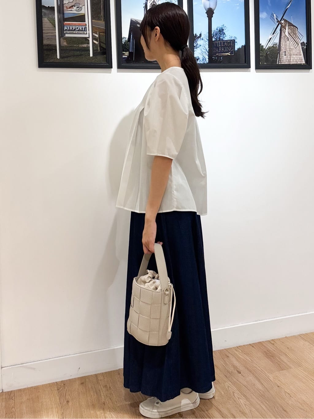 Ririkaさんの「Dessin｜【洗える】タックデザインブラウス」を使ったコーディネート