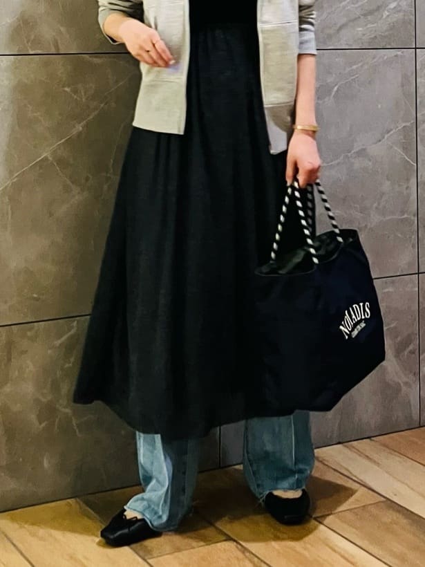 TSUKUIさんの「DRESSTERIOR｜Carouselambra（ケラウズランブラ）【別注】BOAT TANK TOP DRESS」を使ったコーディネート