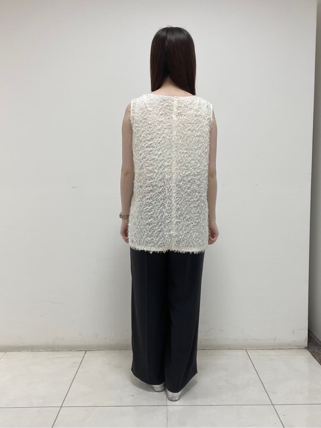 mさんの「INDIVI｜【軽く羽織れる！】ダブルジャケット」を使ったコーディネート