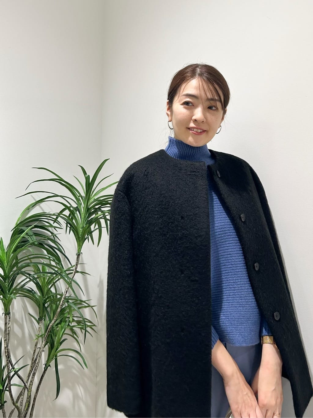 hayaseさんの「COUP DE CHANCE｜◆【手洗い可／日本製】ミドルゲージニット」を使ったコーディネート
