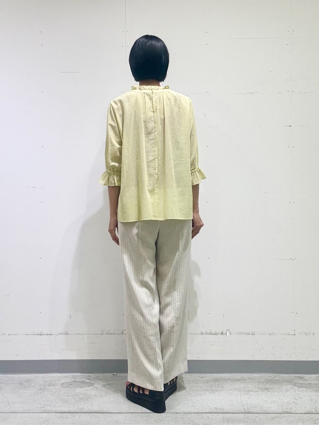 naoさんの「INDIVI｜【洗える/コットン】ピンタックシアーブラウス」を使ったコーディネート