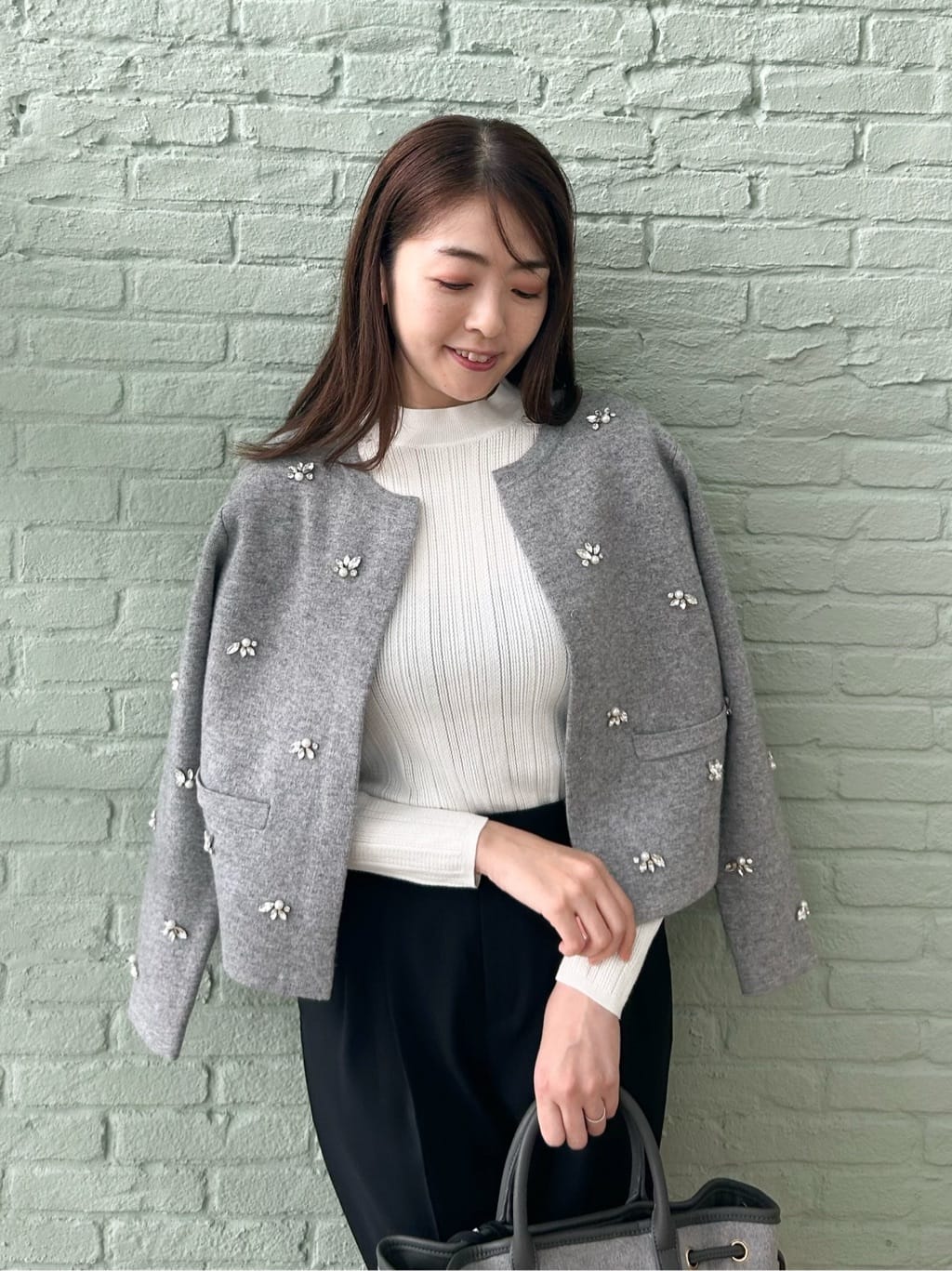 hayaseさんの「COUP DE CHANCE｜ダブルシェイプトート／2WAY使用／ショルダー付き」を使ったコーディネート
