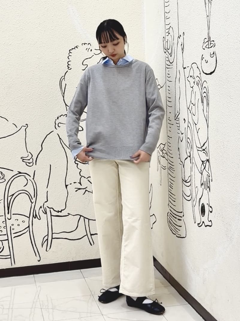 YUKAさんの「UNTITLED｜【8色展開/体型カバー】魅せるタイムレスニット」を使ったコーディネート