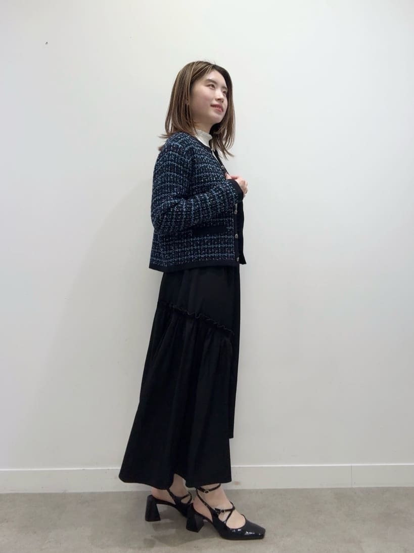 Suma Una本部スタッフさんの「SunaUna｜【SS～Lサイズ展開／6色展開】パール調ニット」を使ったコーディネート