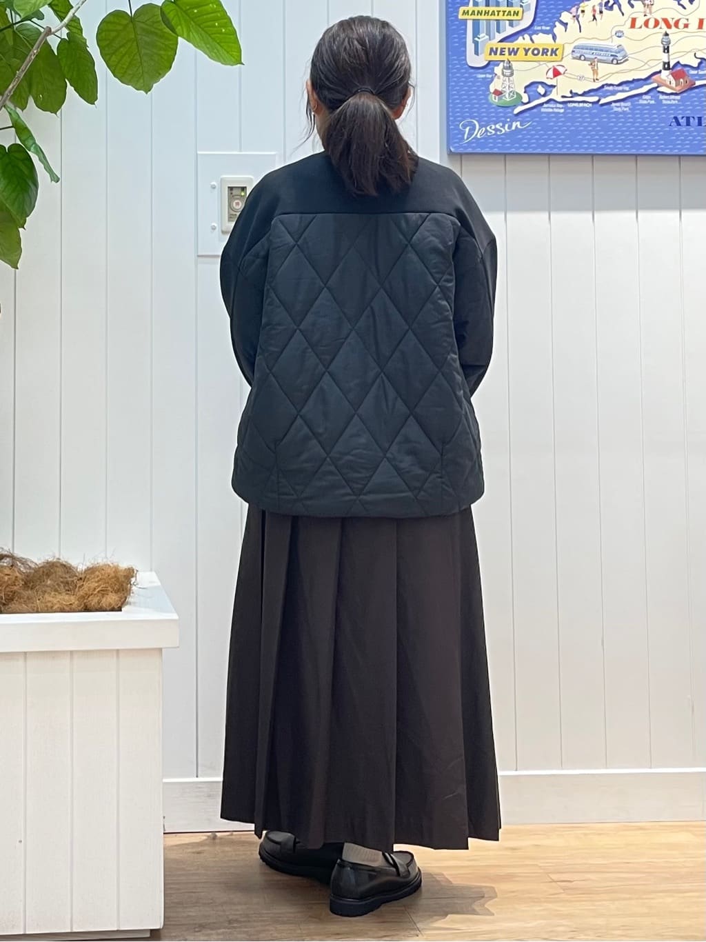 msatoさんの「Dessin｜ダンボールジップブルゾン」を使ったコーディネート