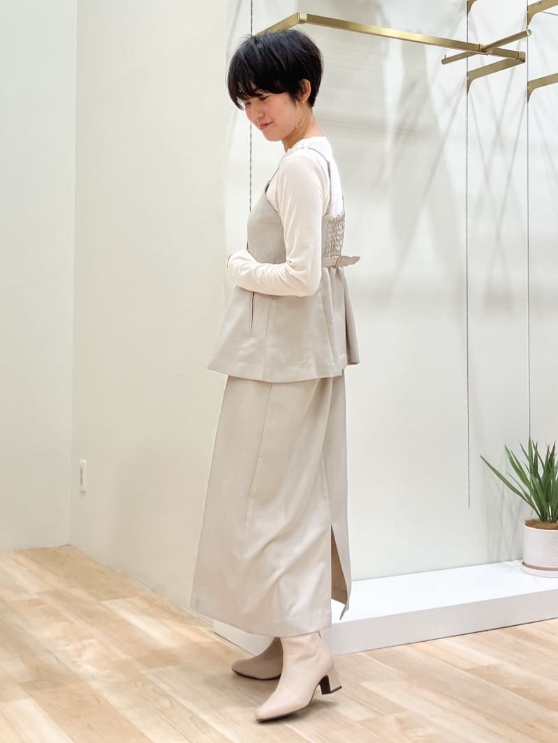 Keiさんの「grove｜【カセット服】洗えるストレートシルエットスカート」を使ったコーディネート