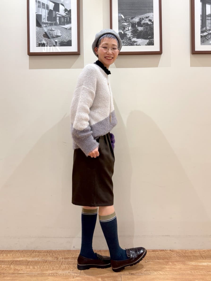 Ayumiさんの「SHOO･LA･RUE｜【セットアップ可】チェック柄タックハーフパンツ」を使ったコーディネート