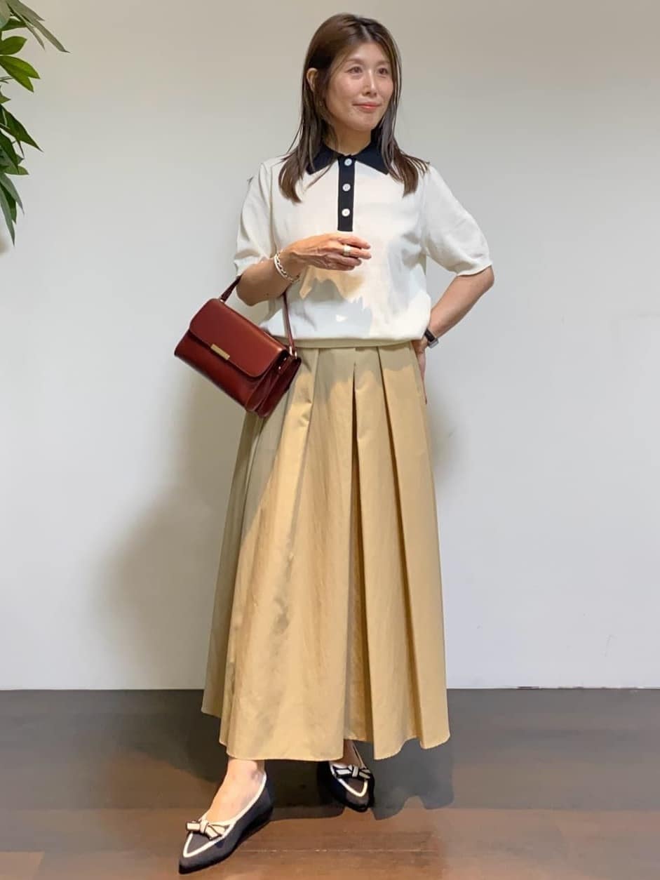 tomoさんの「UNTITLED｜コットンキャミソール」を使ったコーディネート