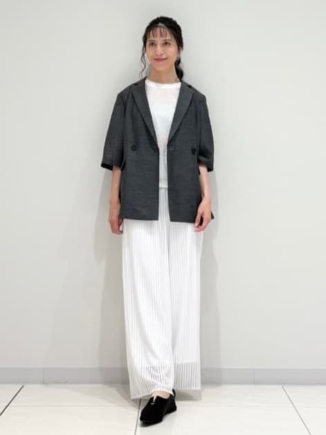 kayoさんの「INDIVI｜ライトダブルジャケット」を使ったコーディネート