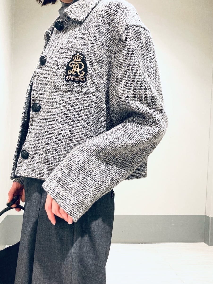 Furuさんの「DRESSTERIOR｜◆エンブレムショートブルゾン」を使ったコーディネート