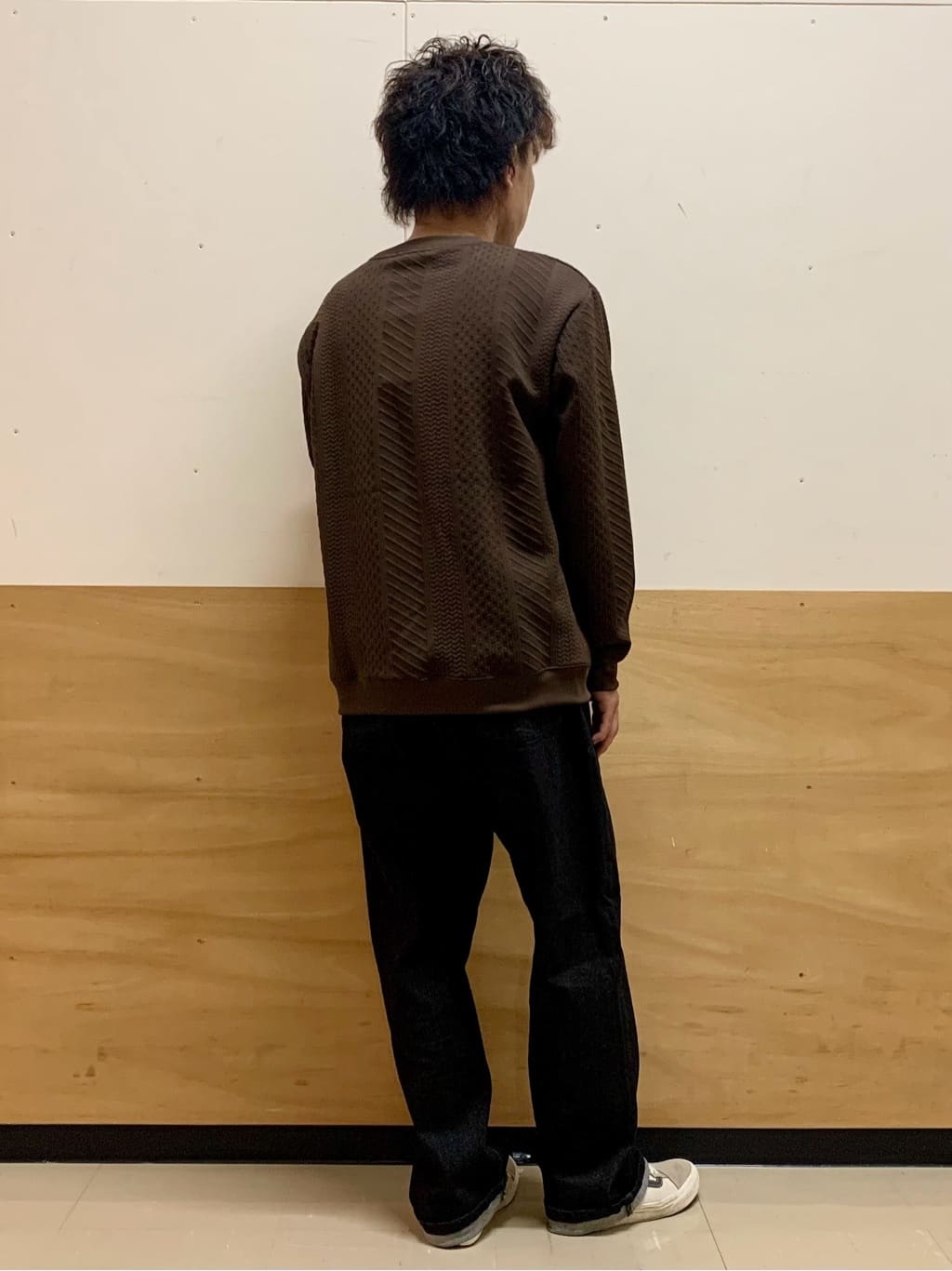 MATUさんの「THE SHOP TK｜【無地に飽きた方へ】ふくれジャカードスウェット　洗濯機OK/6色展開/ユニセックスでおすすめ！」を使ったコーディネート