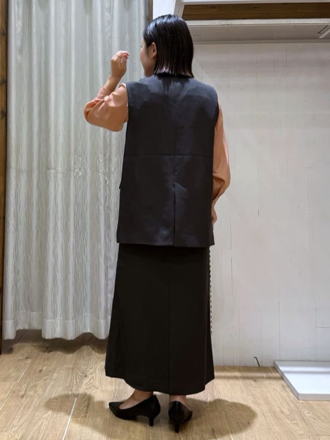 chさんの「THE SHOP TK｜ノーカラージレ【セットアップ可/洗濯機OK】/CAVIANシリーズ」を使ったコーディネート