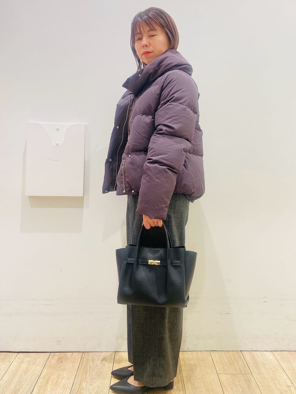 YUKOさんの「index｜KAWADAダウンショートコート【撥水／洗濯機OK／静電気防止裏地】《XS～LL》」を使ったコーディネート