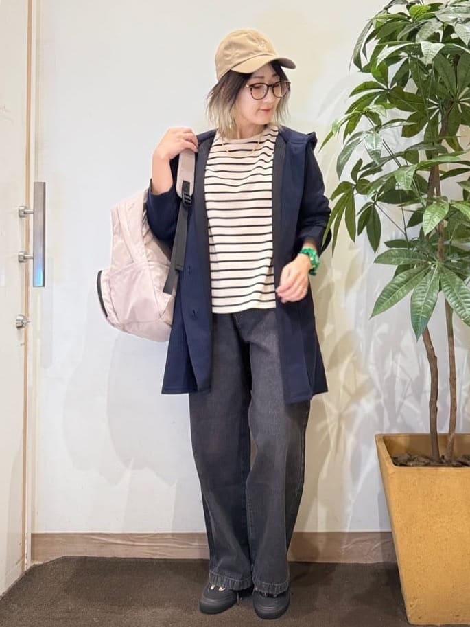 misakiさんの「SHOO･LA･RUE｜【S-LL】インせず決まる 背中タック入り パフ袖トップス」を使ったコーディネート