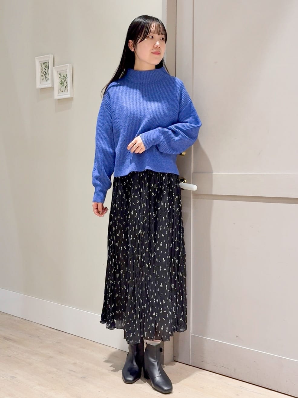 Mayuさんの「grove｜フェイクムートンボアジャケット」を使ったコーディネート
