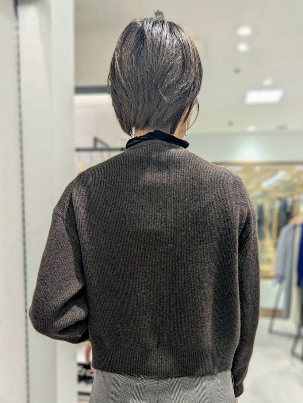 nonoさんの「UNTITLED｜【ゆったりサイズ／着丈短め】ジップニットカーディガン」を使ったコーディネート