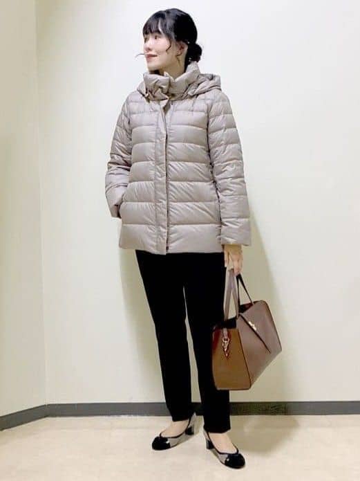  beni_gingerさんの「Reflect｜【SS-4Lサイズ】フーデッドミドルダウンコート」を使ったコーディネート
