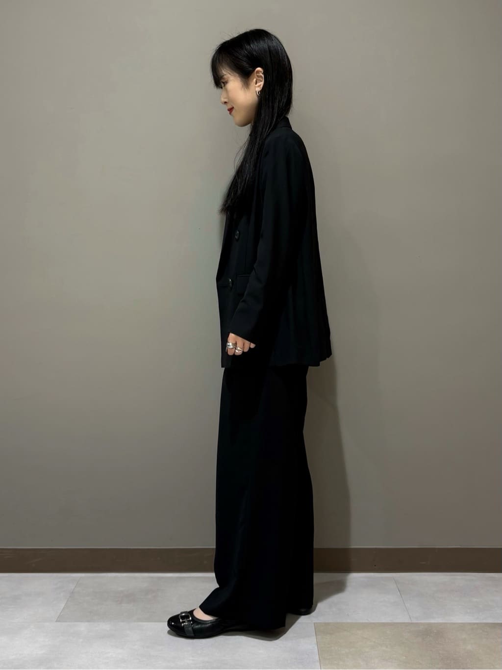 KEIKOさんの「INDIVI｜【軽く羽織れる！】ダブルジャケット」を使ったコーディネート