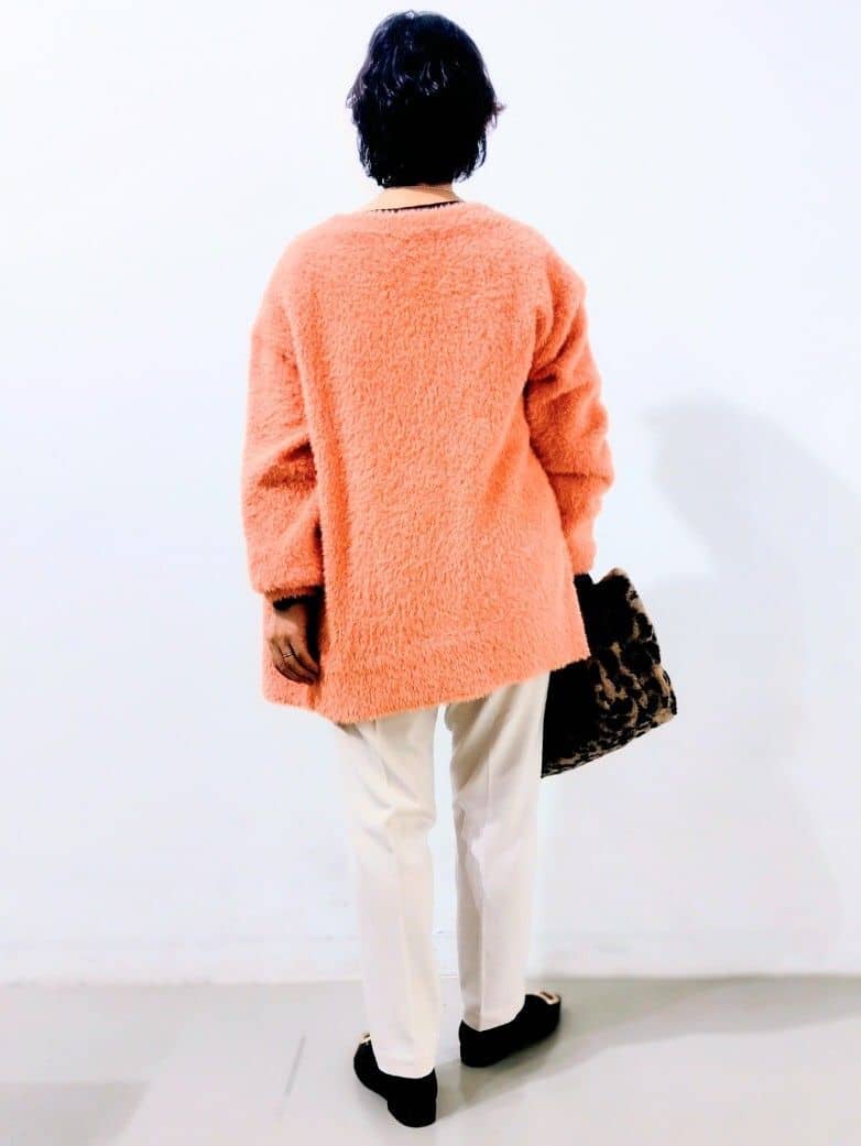 kodamaさんの「THE SHOP TK｜【ふわふわあったか】フェザーカーディガン」を使ったコーディネート